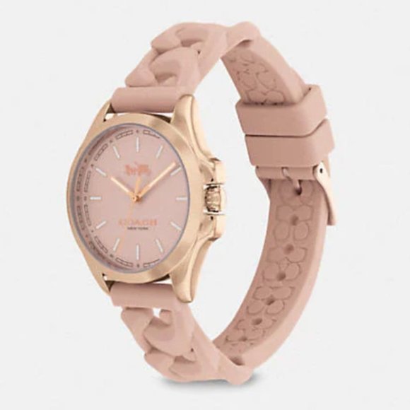 Coach Libby Watch, Blush Pink, 34 Mm - Picture 2 of 8